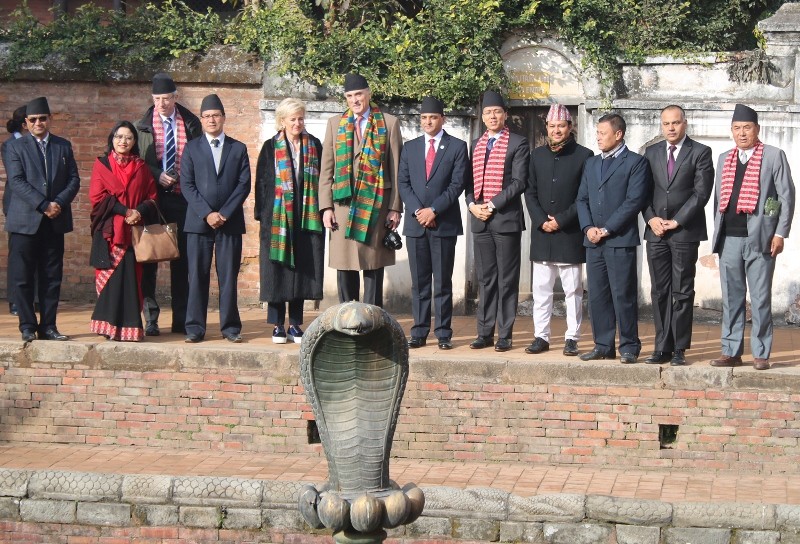      Princess Astrid visits cultural heritage in Bhaktapur   